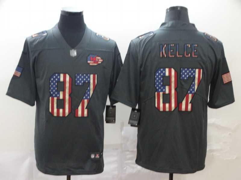 Nike Chiefs 87 Travis Kelce 2019 Salute To Service USA Flag Fashion Limited Jersey,We sell and wholesale Nike Chiefs 87 Travis Kelce 2019 Salute To Service USA Flag Fashion Limited Jersey on line form chian!